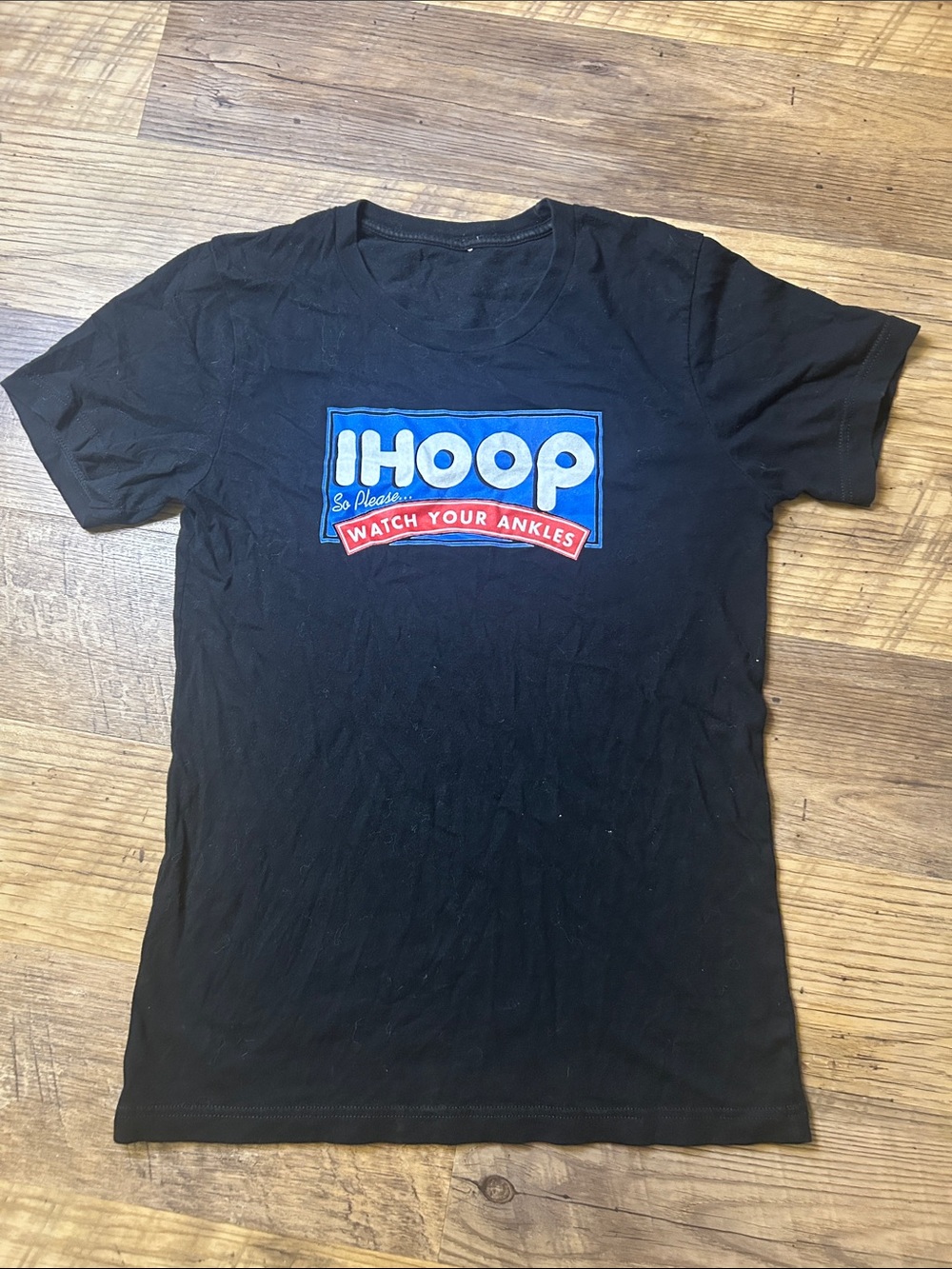 Black Graphic Tee - Watch Your Ankles